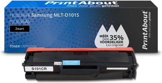 PrintAbout MLT-D101S toner zwart compatible voor Samsung - PrintAbout