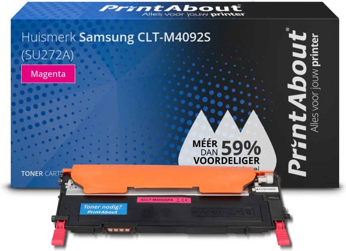 PrintAbout CLT-M4092S toner magenta compatible voor Samsung