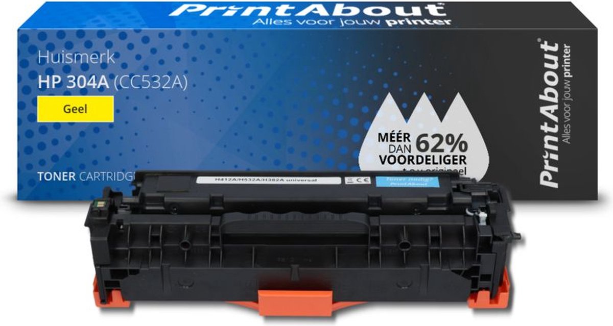 PrintAbout HP 304A (CC532A) toner geel