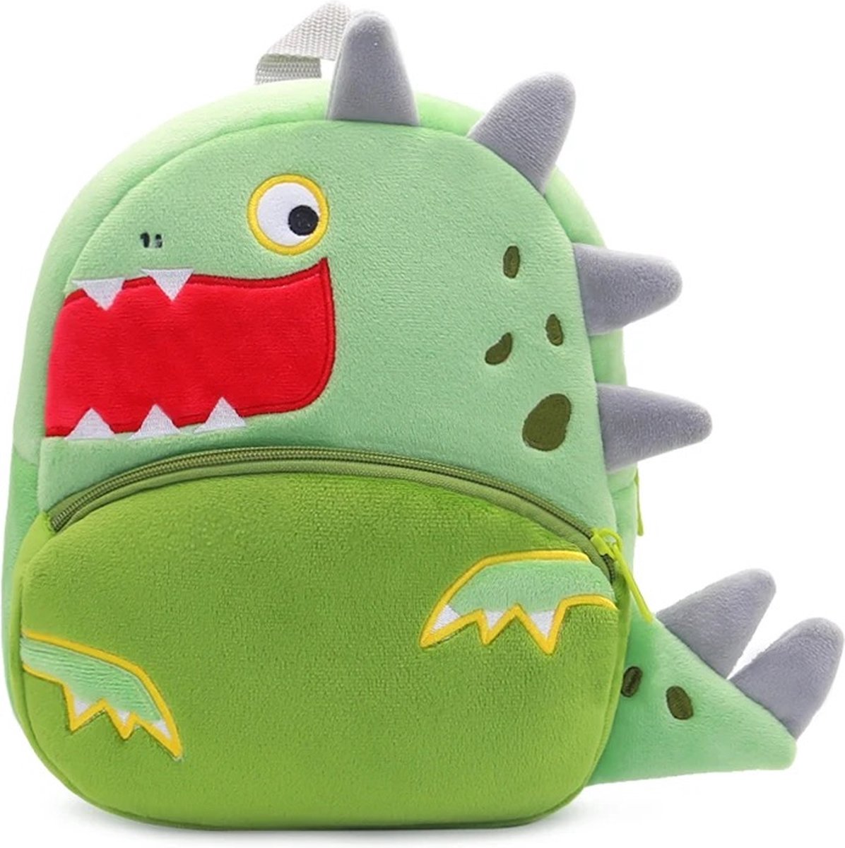 BoefieBoef Draak Peuter Rugzak/Rugtas -Schattige Dieren Kinder Rugtas 0-5 Jaar - Baby Backpack voor Peuterspeelzaal / Kerst Cadeau - Ideaal voor Peuters & Kleuters - Groen Dinosaurus