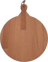 Serveer - tapas - borrel snijplank hout rond 30 x 40 cm