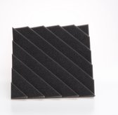 Akoestische Panelen Bundel - Diamant Groef Geluidsisolatie voor Studios (30x30x2,5 cm, Set van 6)