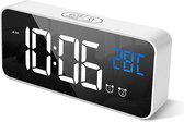 Digitale wekker Alarm Digitale Klok Klokken & Wekkers Nachtkastje klok USB Oplaadbaar Tafelklok LED-scherm Temperatuurweergave