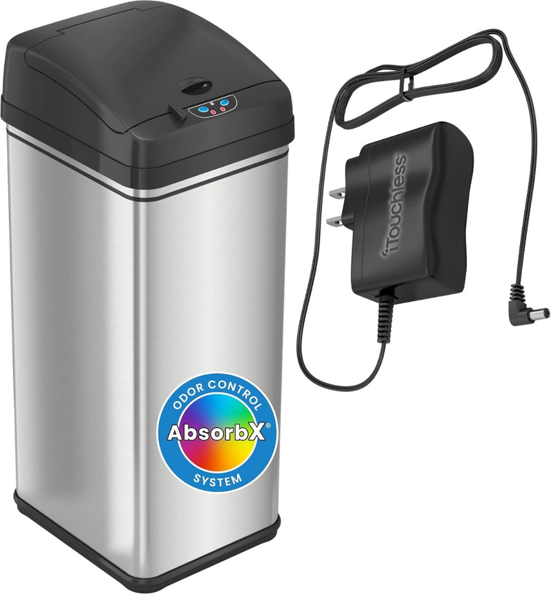Afvalemmer met sensor, 8 liter, met sensor, geen geluid, waterdicht Afvalemmer met sensor, 8 liter, met sensor, geen geluid, waterdicht