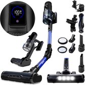 Arthur Martin AM0202AC Aspirapolvere A Batteria Senza Fili 150W - 40 Min Di Autonomia, 2 Batterie Incluse, Spazzola LED, 0.7L, Blu