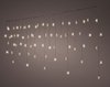 Kerstverlichting - Lumineo - IJspegel - Lichtgordijn - 7,5 meter - IJspegel - 175 LED's - zwart snoer - warm wit - voor binnen & buiten