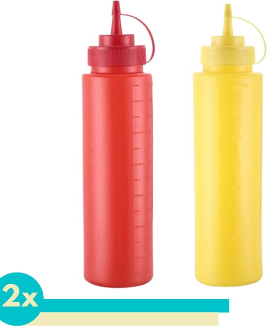 10 Flacons à Sauce Souples 240ml - Bouteilles Vinaigrette, Ketchup, Mayo - Pratique Et Réutilisable