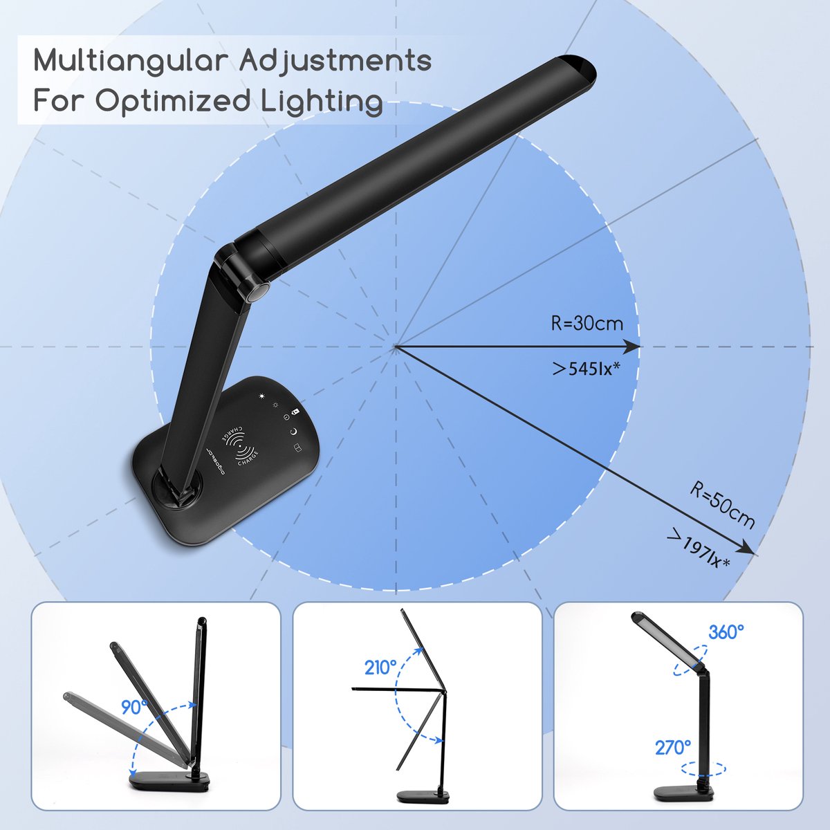 Aigostar 10KZQ - LED Bureaulamp thumbnail 3