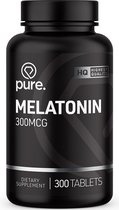 PURE Melatonine - 300mcg - 300tabl - slaaptabletten