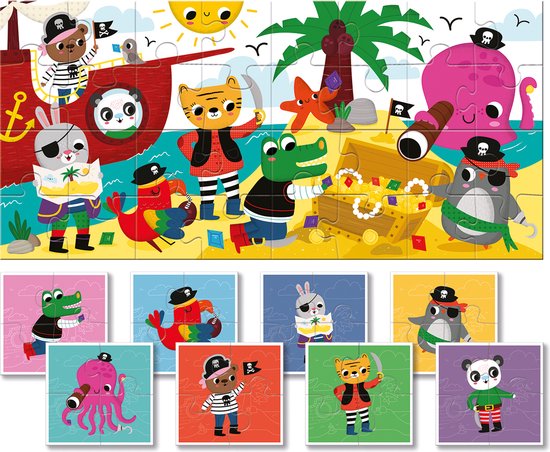 Ludattica Play Dudù Das Farbspiel - Lernpuzzle Für Kleinkinder Mit Bunten Chips Zur Förderung Von Logik & Feinmotorik