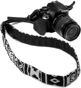 camerariem  Nek Strap Band  DSLR / Nikon / Canon / Sony VintageZWART