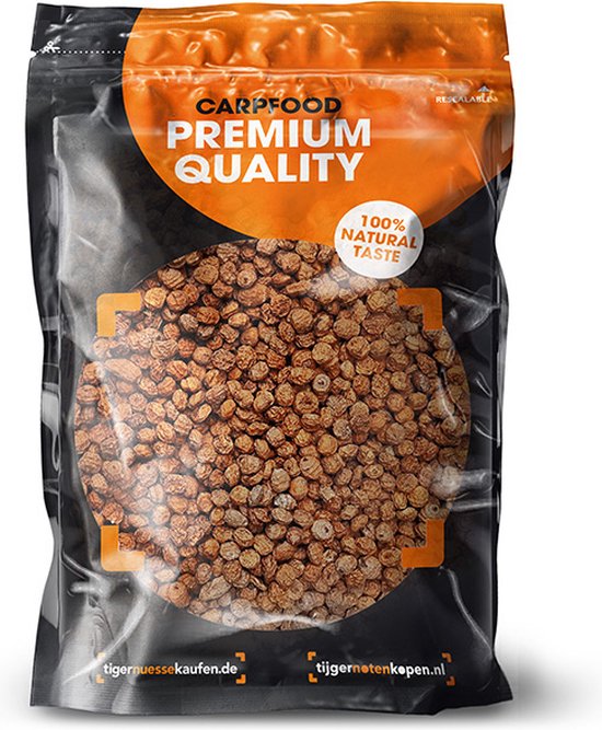 Large Tijgernoten 12-15 mm 20KG - Tijgernoten Karper - Karpervissen - Partikels - Karper Aas - Karper Vissen - Karper Voer - Karper van Merkloos — afbeelding 2
