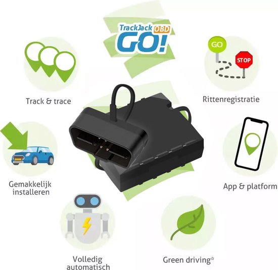 TrackJack GO! GPS tracker + ritregistratie - Bol