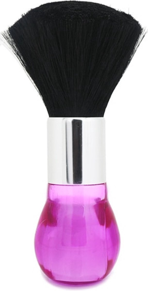 Nekborstel - Zachte Nylon Haren - Roze - Kappersgereedschap