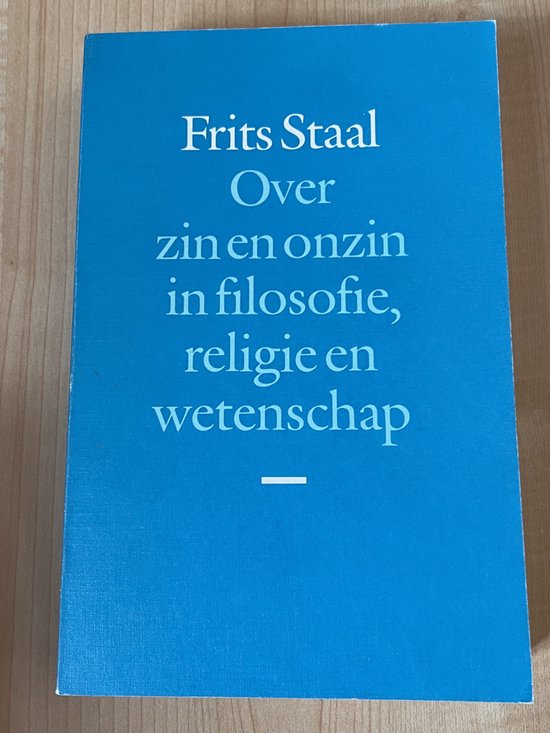 Omslag van Over zin en onzin in filosofie, religie en wetenschap