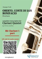 Oberto,Conte di San Bonifacio - Clarinet Quintet 2 - Bb Clarinet 1 part of "Oberto" for Clarinet Quintet