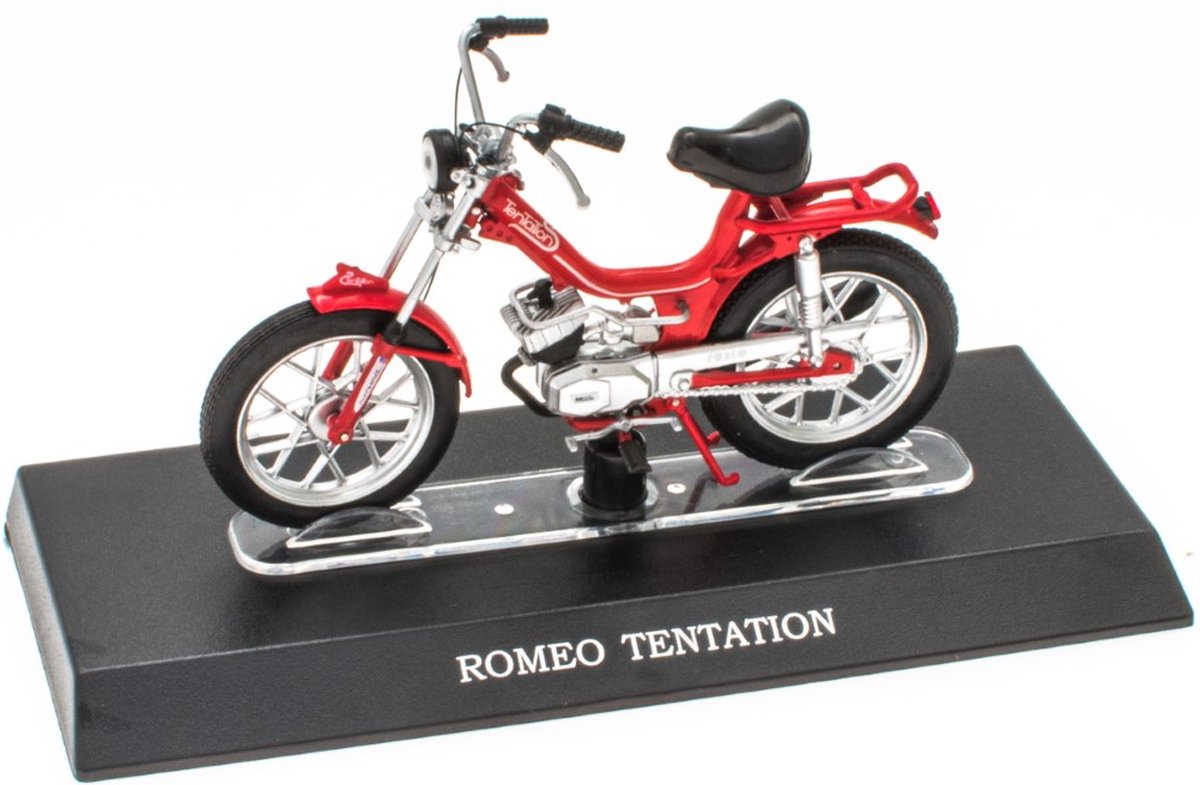 Scooters Collection-Romeo Tentation - Leo Models, schaal 1:18, voor verzamelaars, niet geschikt voor kinderen jonger dan 14 jaar