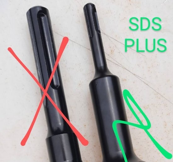 SDS Plus Diamantboorkroon, 32-150 mm, booropzetstuk, set met adapter, 200 mm lengte, inclusief boor (SDS Plus 63 mm x L 200 mm