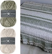 Haakpakket Stripes deken voor volwassenen - Durable garenpakket