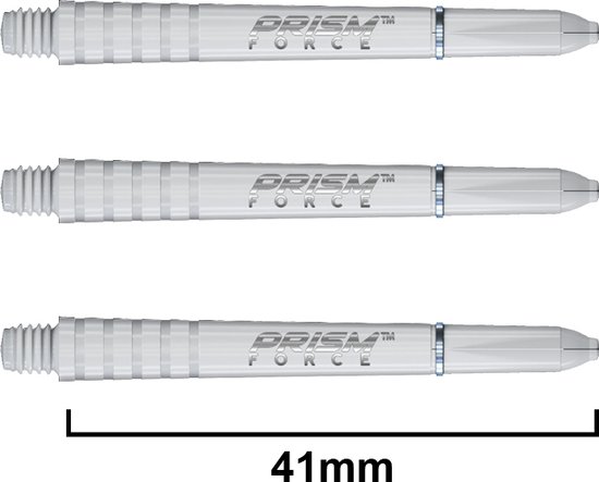 WINMAU - Prism Force Dartschachten Wit, Tussenliggend - 1 set per pakket (3 Dartschacht in totaal) van Winmau — afbeelding 2