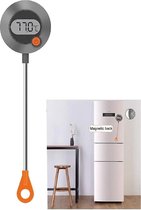 Igoods Barbecuethermometer met Ophangmagneet  - Keukenthermometer -  Vleesthermometer  - LCD Digitale Kernthermometer - RVS - van -20°C tot +250°C