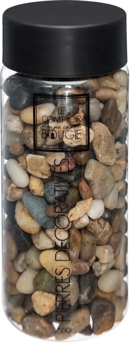 Kleine decoratie/hobby steentjes - 750 gram - bruin mix - Aquarium en vazen vulling