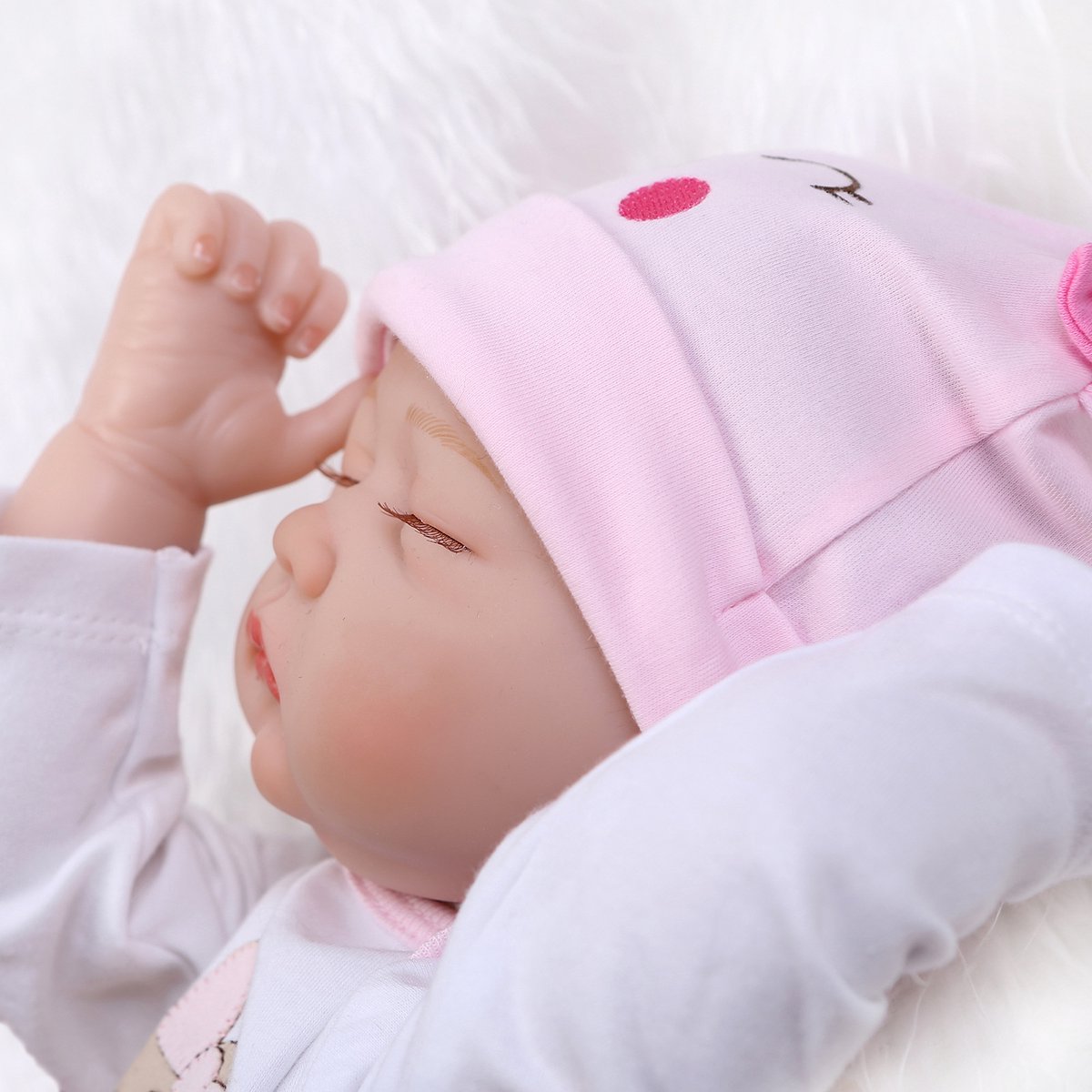 leybold 55 cm Reborn Baby Dolls, réalistes poupées Nouveau-nés, pou