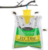 Kortingkampioen - MuggenVanger - Vliegenvanger - Vliegenzak - Wegwerp - Vangt  40.000 vliegen/muggen - Vliegenzak - Geen gif - Millieu Vriendelijk - Oplosbaar aas -