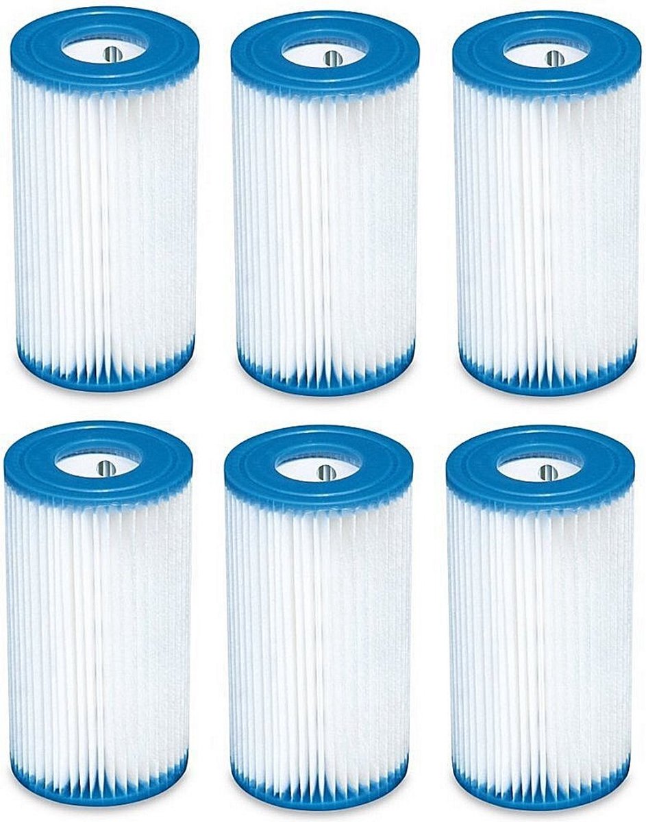 Intex 29000 Filter Cartridge Type A 6 Stuks voor Zwembad 244/305/366 cm