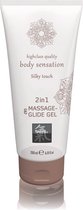 Shiatsu - Massage- & Glide Gel 2 in 1 - Silky touch - Waterbasis - Vrouwen - Mannen - Smaak - Condooms - Massage - Olie - Condooms - Anaal - Siliconen - Erotisch