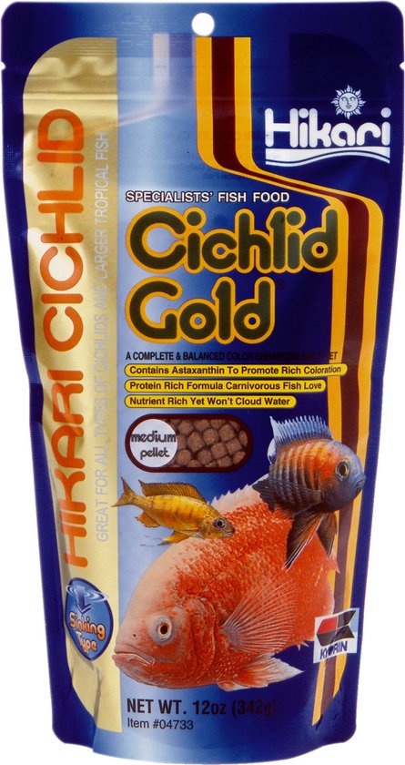 Hikari Cichlid Gold Sinking Medium 342gr.