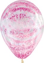 Bedrukte Ballonnen Swirl Roze 30 cm 25 stuks SEMPERTEX