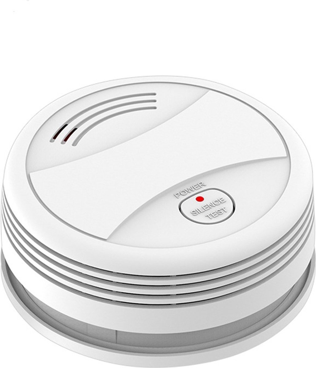 LUSQ - Slimme Rookmelder met Wifi – App – 10 Jaar Batterij – Ultra Dun – 1Wit – EN14604