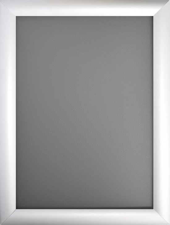 A-Series Kliklijst A4 - 24 x 32.7 cm - Aluminium zilver - Rechte hoeken