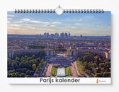 Parijs kalender 35 x 24 cm | Verjaardagskalender Parijs | Verjaardagskalender Volwassenen