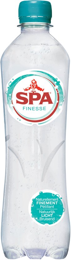 Spa Finesse - licht bruisend bronwater in petfles - 24 x 50 cl = 1 tray