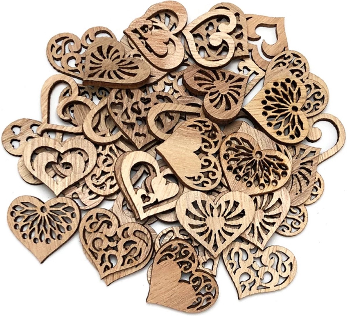 ToBeIT 40 pieces Easter egg decoration with cord DIY crafts for painting, wooden hanger for children, Easter eggs