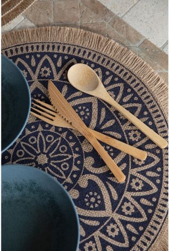 Creative Tops Placemats Ronde Placemats Set van 4 43 centimeter