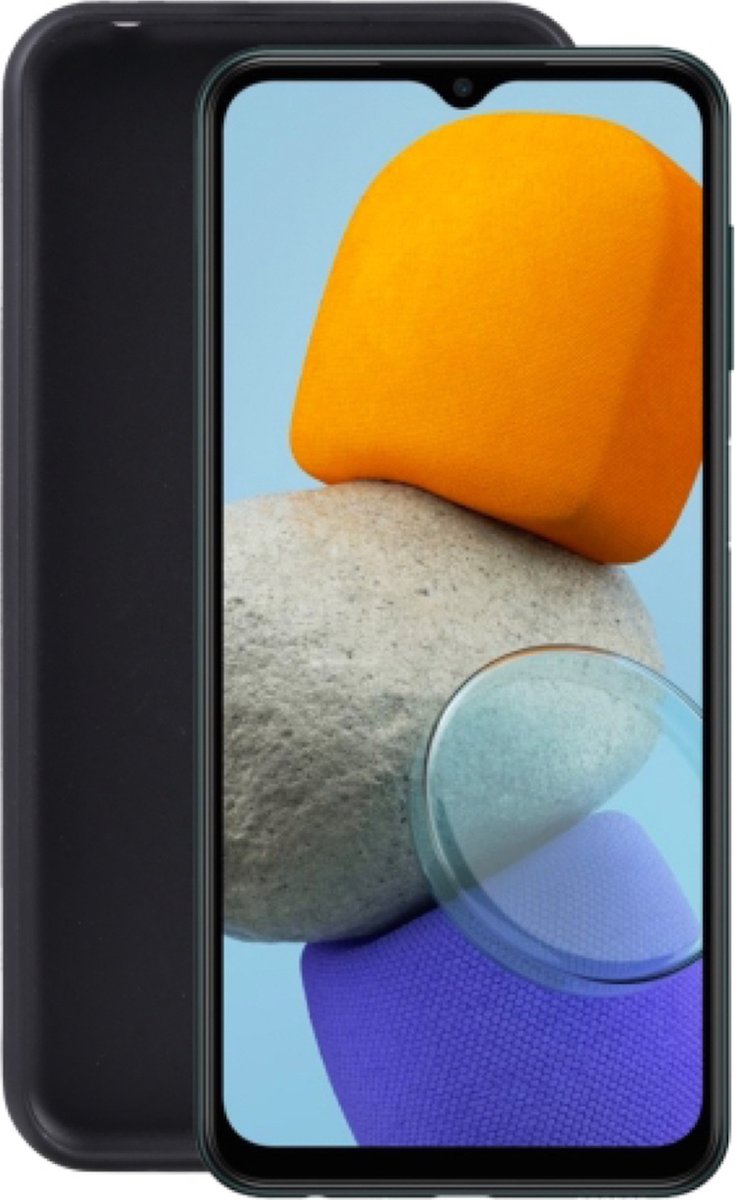 TPU back cover Geschikt voor Samsung Galaxy A32 - Zwart hoesje + Gratis screenprotector