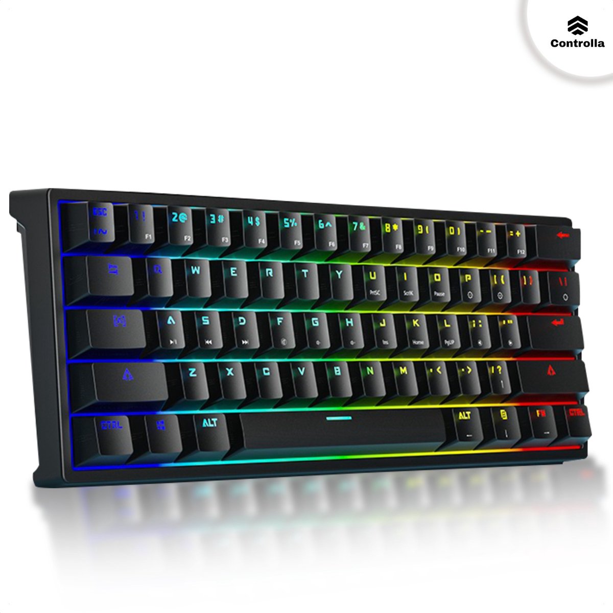 Gaming keyboard 60 % - Mechanisch gaming toetsenbord procent Toetsenbord gaming | bol.com