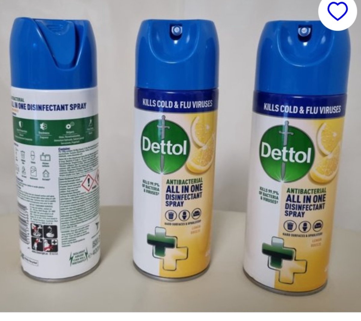 Dettol All In One Disinfectant Spray Lemon Breeze X ML Bol Com