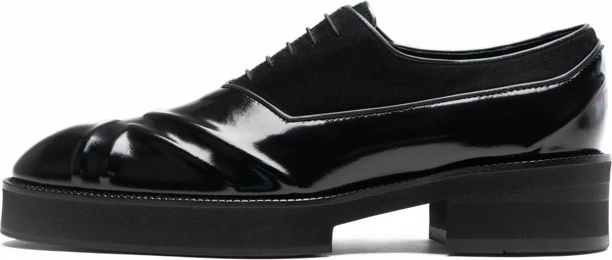 L'EDGE - Wyn Black - zwart geklede schoen 46