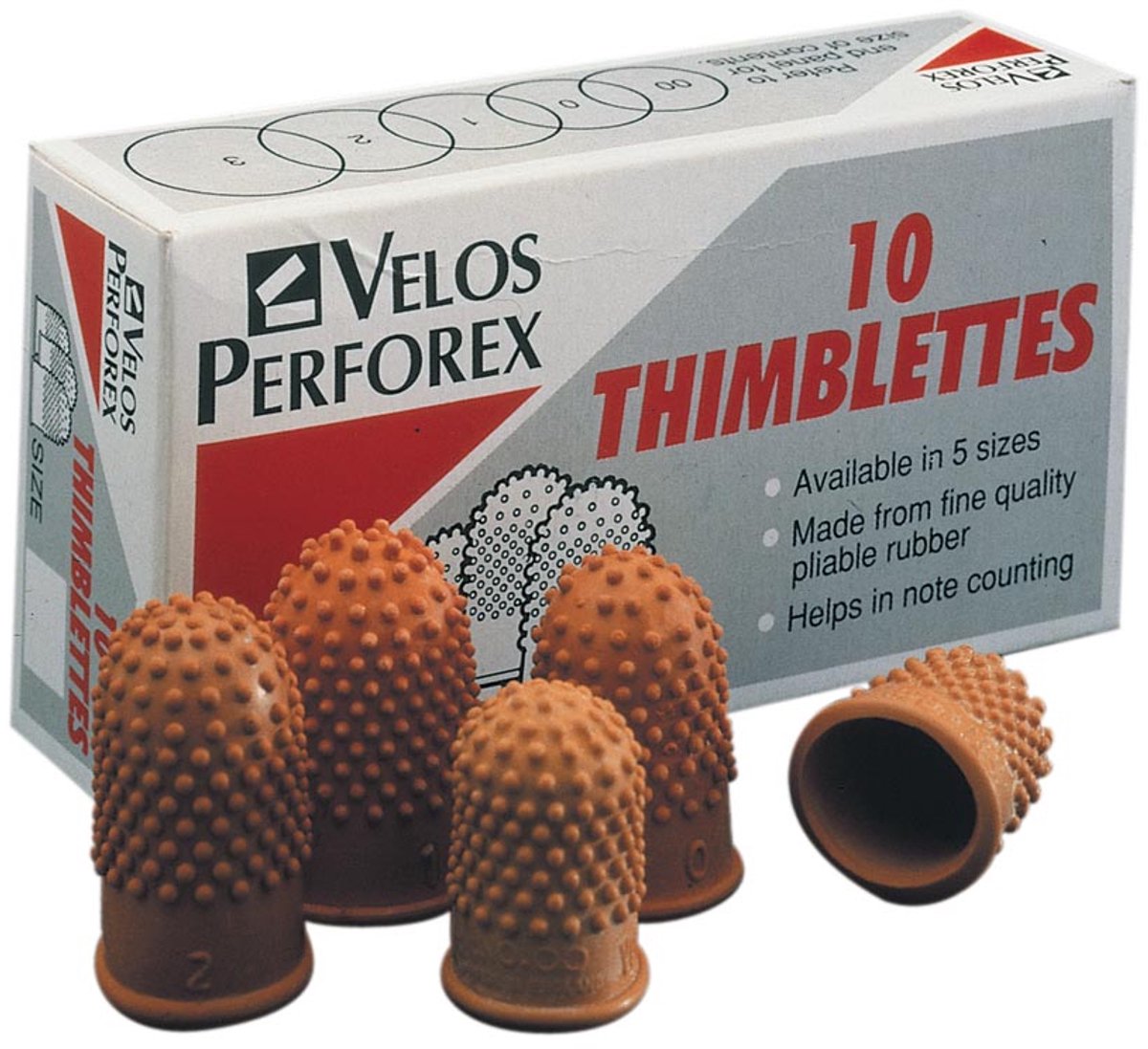 Velos telvingers nr. 00, diameter 14 mm, pak van 10 stuks 10 stuks