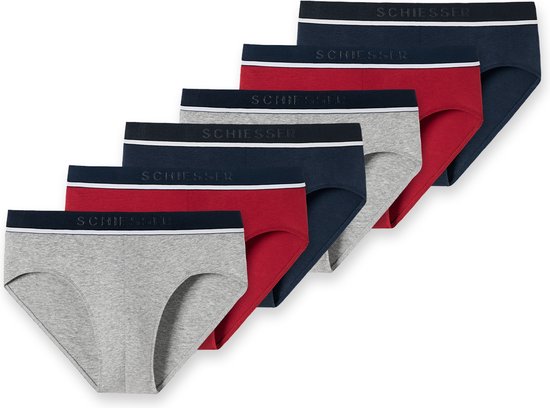 Schiesser Heren rio-slip / onderbroek 6 pack 95/5 Organic Cotton