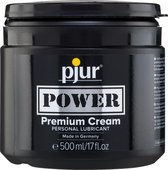 Pjur Power Premium Glijmiddel - 500 ml - Waterbasis - Vrouwen - Mannen - Smaak - Condooms - Massage - Olie - Condooms - Pjur - Anaal - Siliconen - Erotisch
