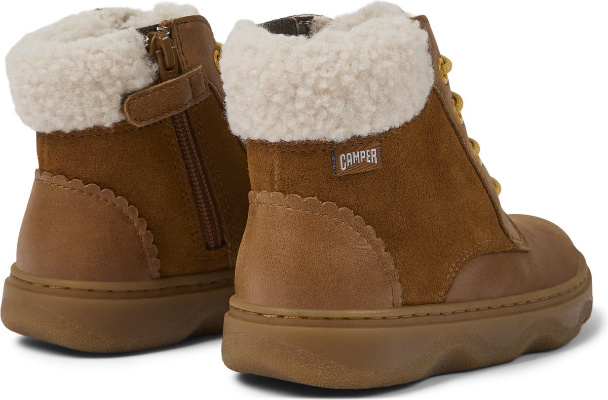 Winter laarzen meisjes warmte kinderen winter schoenen pluche gevoerd baby enkellaarsjes sneeuw laarzen anti-slip laarzen peuter schoenen slip-on laarzen Wit B EU20 =Etiket 21