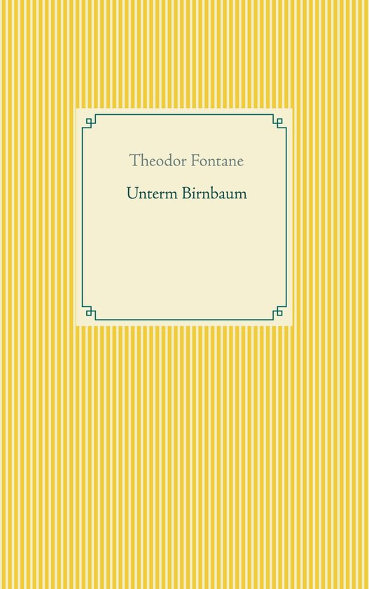 Taschenbuch-Literatur-Klassiker . - Unterm Birnbaum - cover