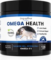 Dog Optimal Omega Health - Chiens - Chiens - Suppléments pour Chiens - Biscuits pour chien - Snacks pour chien - Puppy - Huile de poisson