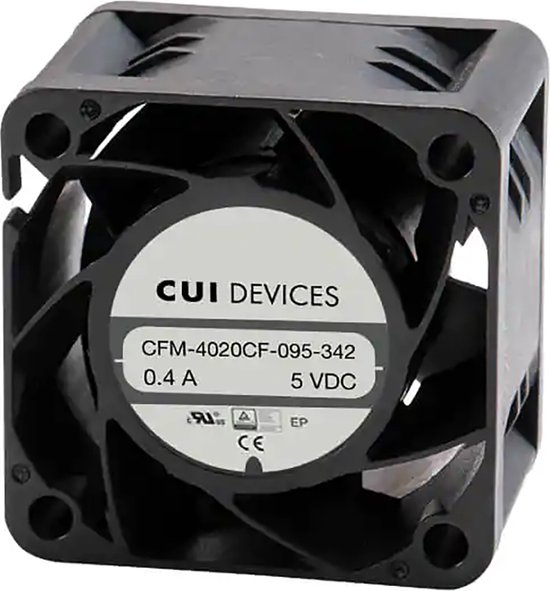 Foto: Cui devices 4020bf axiaal fan 24v dc