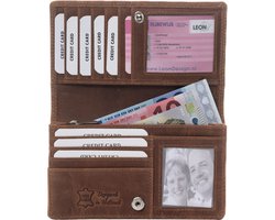Portemonnee - Portemonnee dames - Portefeuille dames - Beurs - Dames portemonnee - Dames portemonnee leer - Cadeau - Vrouwen cadeautjes - Cadeau voor vrouw - Kado vrouwen - Kado vrouwen verjaardag - Cadeau voor vriendin - Voor haar - Cadeau voor mama
